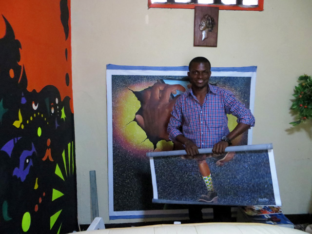 Amani Bodo à Kinshasa_2014_In Situ_Galerie Angalia