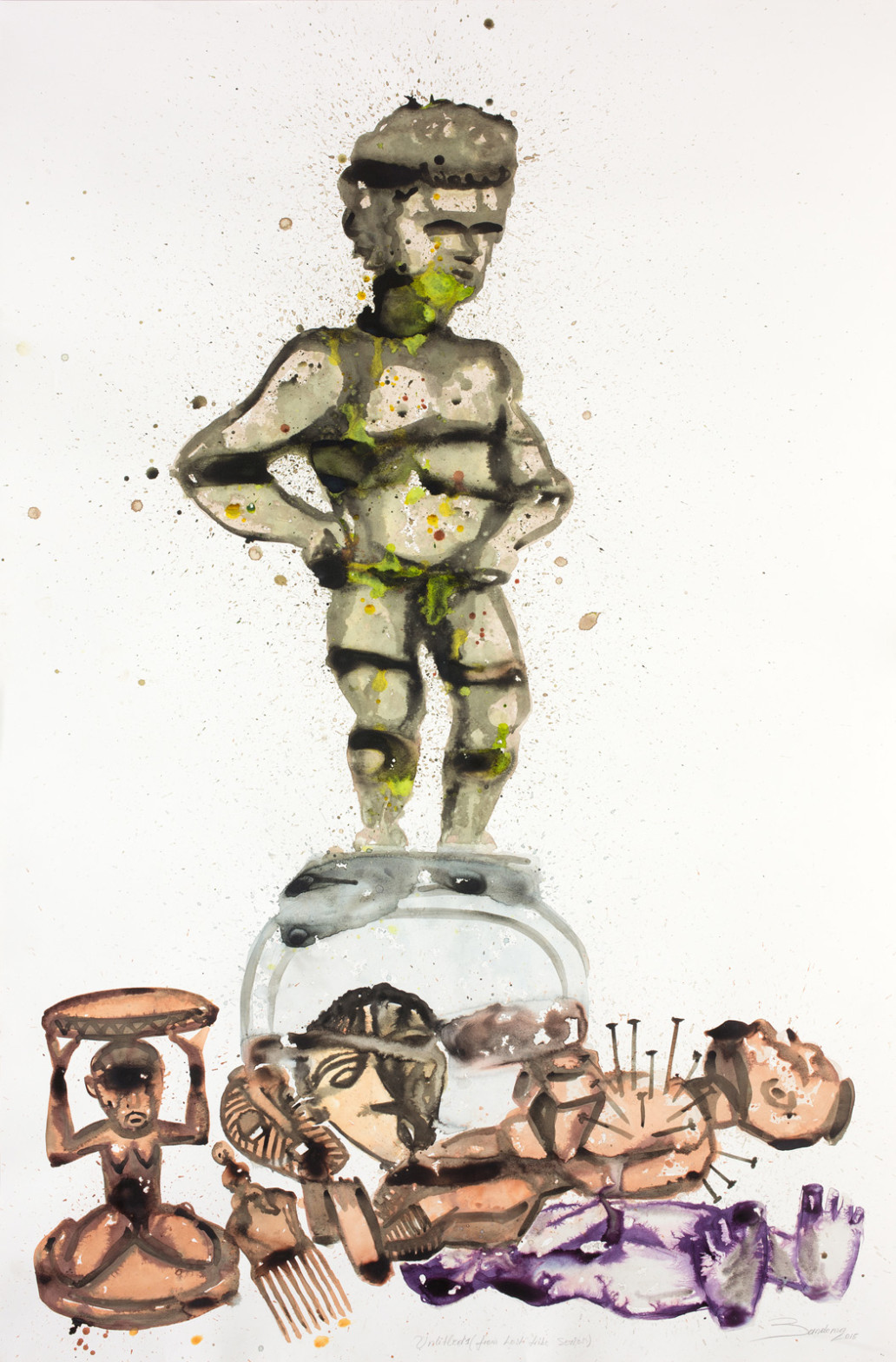 Sans titre_2015_Steve Bandoma_Galerie Angalia