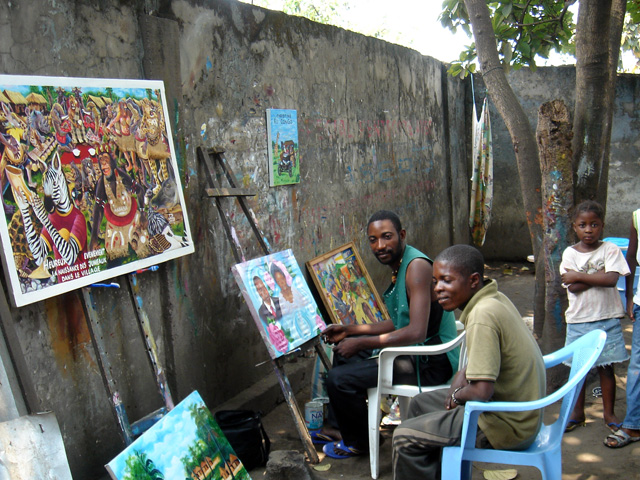 JP Mika_première visite à Kinshasa_2007_In Situ_Galerie Angalia