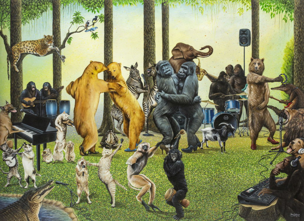 Le grand orchestre des animaux_2017_Amani Bodo_Galerie Angalia