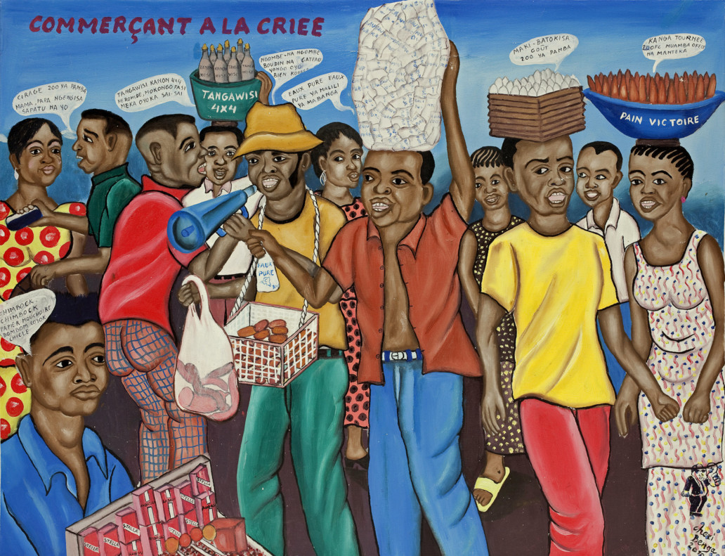 Commerçant à la criée_2010_Chéri Benga_Galerie Angalia
