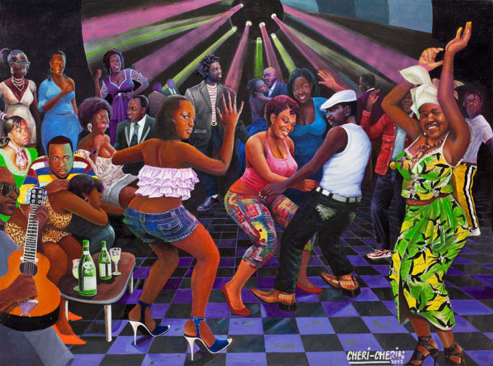 A la terrasse_Chéri Chérin_Galerie Angalia