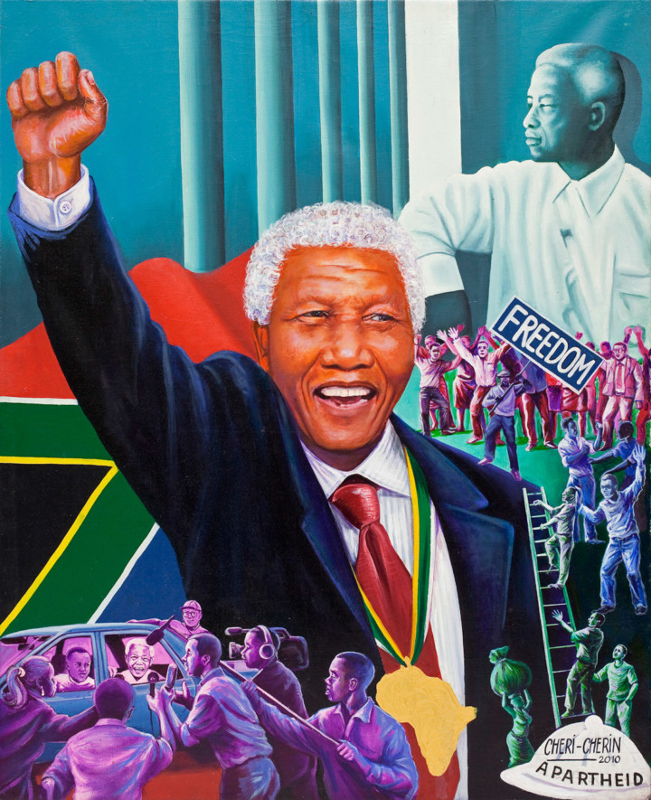 Nelson Mandela_2010_Chéri Chérin_Galerie Angalia