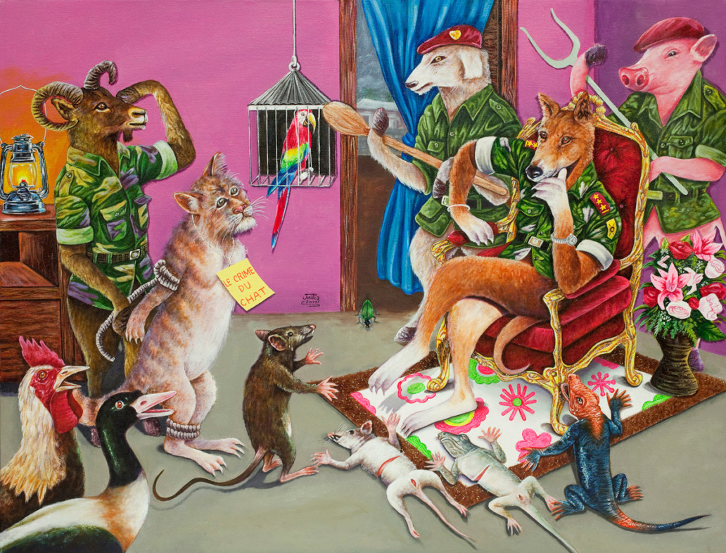 Le crime du chat_2011_JP Mika_galerie Angalia