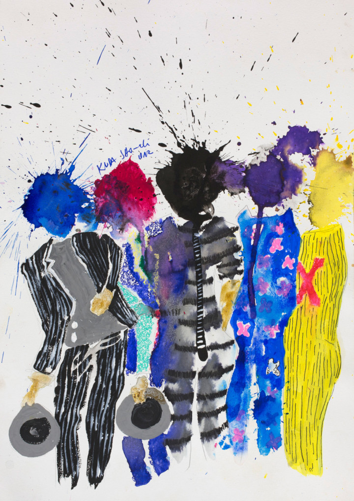 Quatre flics_2012_Kura Shomali_galerie Angalia