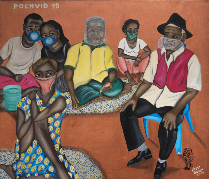 Pochvid-19_2020_Chéri Benga_Galerie Angalia