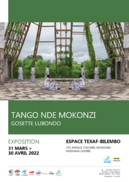 Affiche exposition Tango nde mokonzi Gosette Lubondo