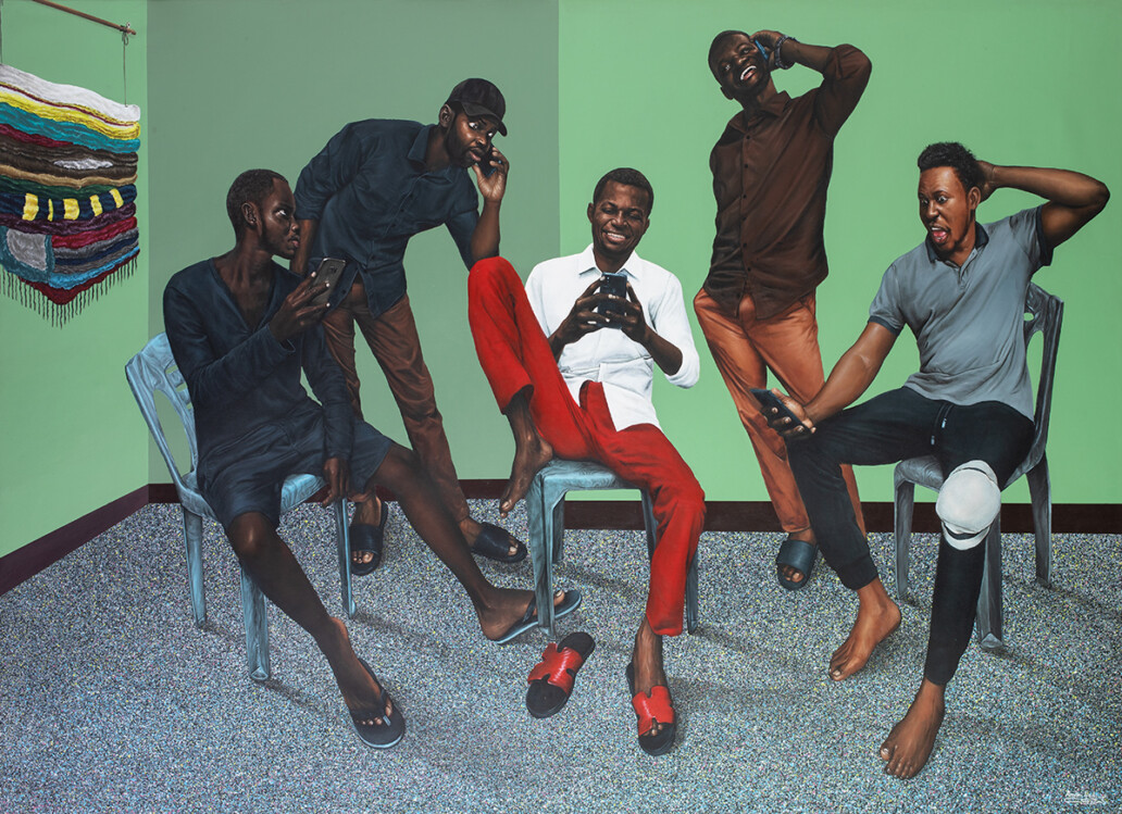 Réunion entre amis_2022_Amani Bodo_Galerie Angalia