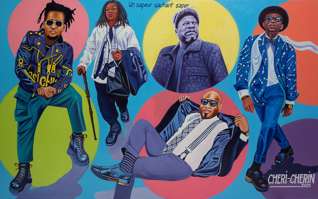 Un sapeur sachant saper_2021_Chéri Chérin_Galerie Angalia