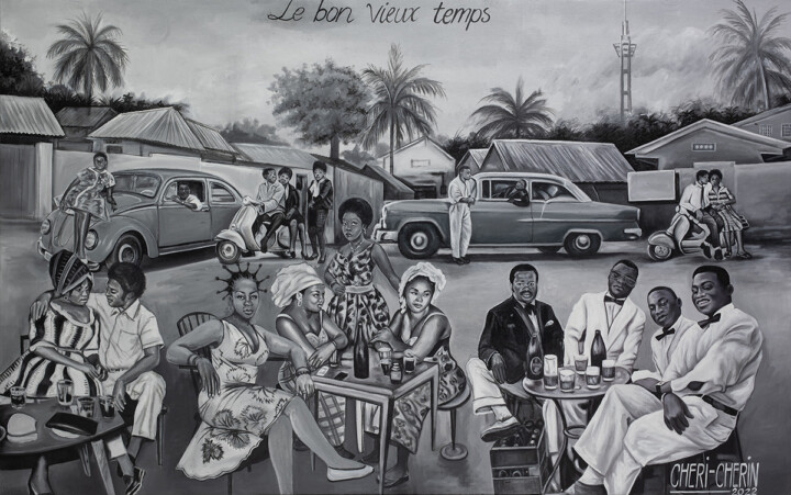 Le bon vieux temps_2022_Chéri Chérin_Galerie Angalia