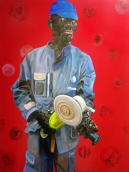 Kabamba, ouvrier vaillant, France_2020_Théo Mwamba_Galerie Angalia