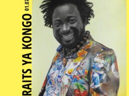 Visuel exposition PORTRAITS YA KONGO juin 2023