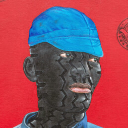 Kabamba, ouvrier vaillant, France_détail_Théo Mwamba_Galerie Angalia