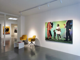 Vue de l'exposition Amani Bodo - Congo avenir_ Galerie Angalia