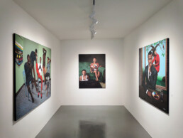 Vue de l'exposition Amani Bodo - Congo avenir_ Galerie Angalia
