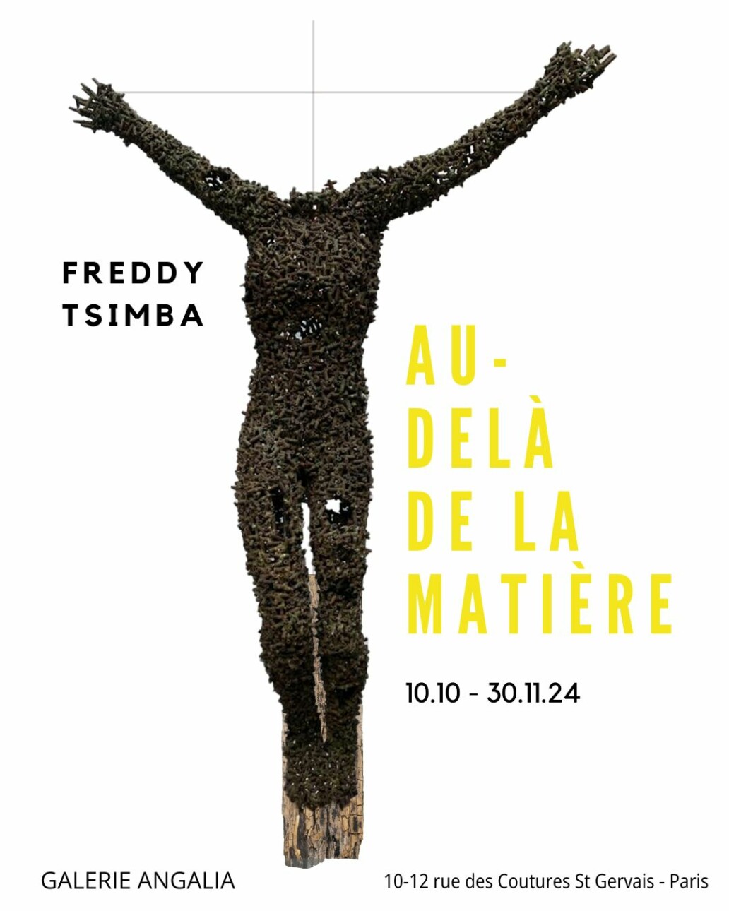 Visuel exposition Freddy Tsimba