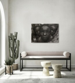 Mongongo na kati ya zamba_artrooms_Ngule Freeman_Galerie Angalia