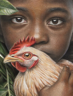 Mongongo na kati ya zamba_detail_Ngule Freeman_Galerie Angalia