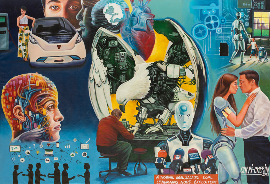 A travail égal salaire égal_2025_Chéri Chérin_Galerie Angalia