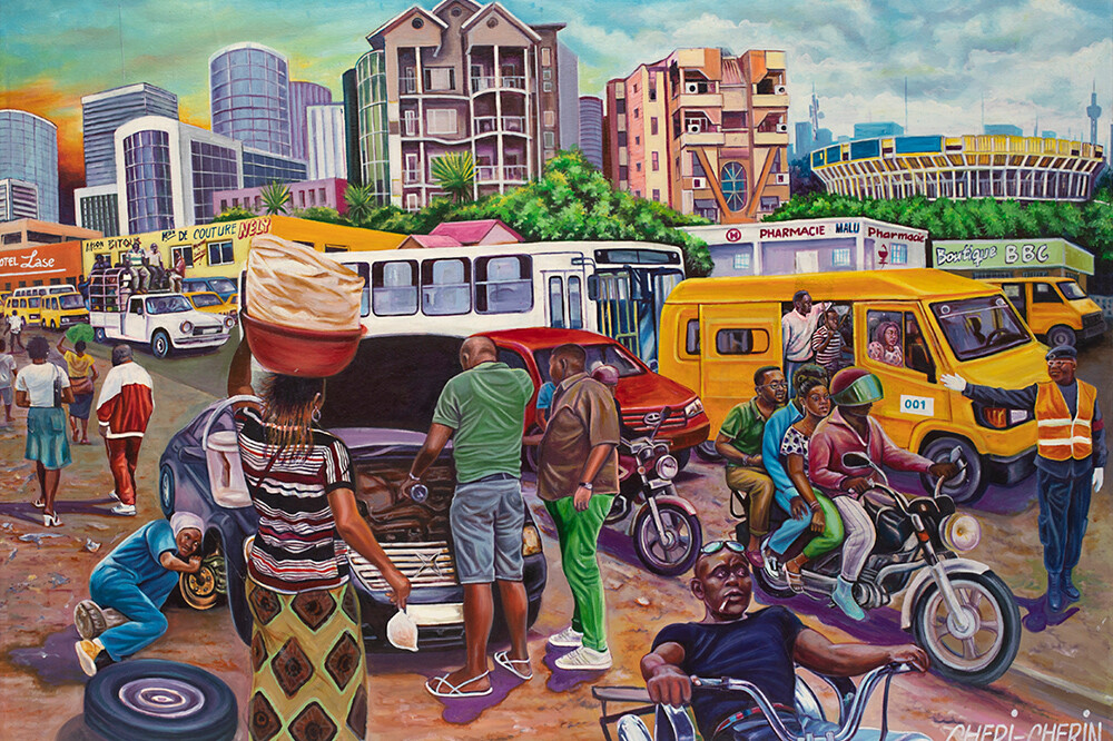 Le quotidien kinois_2025_Chéri Chérin_Galerie Angalia